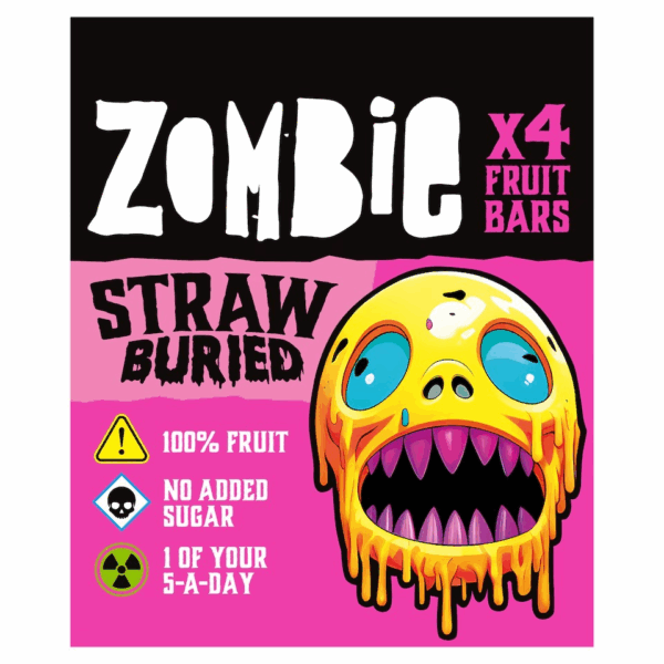 Zombie Buried Strawberry Fruit Leatherz 100gr