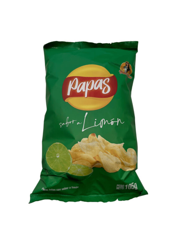 La Mantuana Papas Limón 105gr