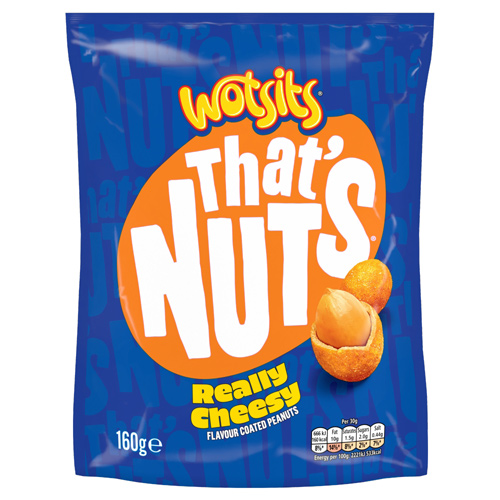 Wotsits Thats Nuts Really Cheesy 110g