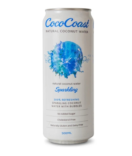 CocoCoast Natural Coconut Water Sparkling 320ml