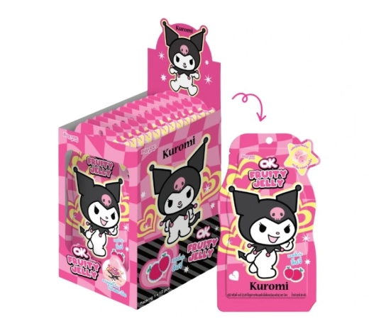 Ok Kuromi Strawberry Fruity Jelly Con Nata De Coco 65g