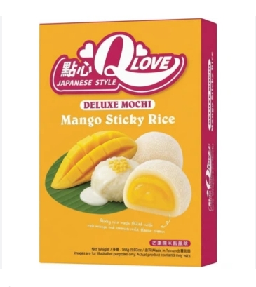 Q Love Mochi Mango Sticky Rice 168g