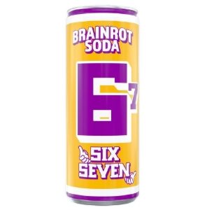 Brain Rot Soda Six Seven Yellow 250ml