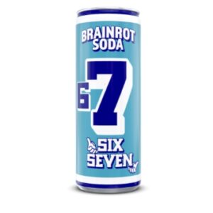 Brain Rot Soda Six Seven Blue 250ml