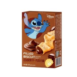 Binqi & Disney Stitch Chocolate Filled Biscuit 50g
