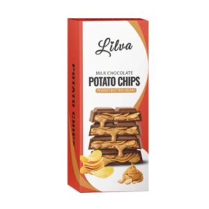 Lilva Potato Chips Milk Chocolate Peanut Butter 90g