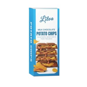 Lilva Potato Chips Milk Chocolate Cocoa Hazelnut 90g