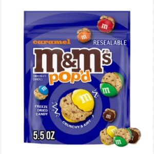 M&M's Pop'd Caramel Freeze Dried Bag 155g
