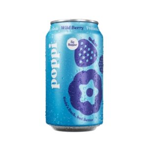 Poppi Prebiotic Soda Wild Berry 355ml