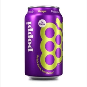 Poppi Prebiotic Soda Grape 355ml