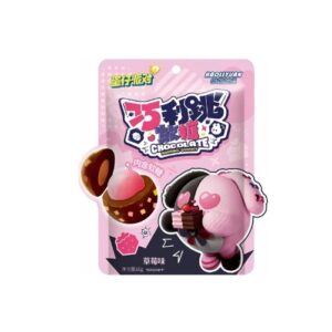 Haoliyuan Dark Chocolate Popping Gummy Strawberry 60g