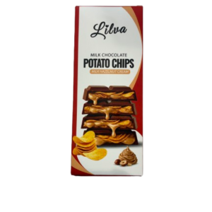Lilva Potato Chips Milk Chocolate Cocoa Hazelnut Cream 90g