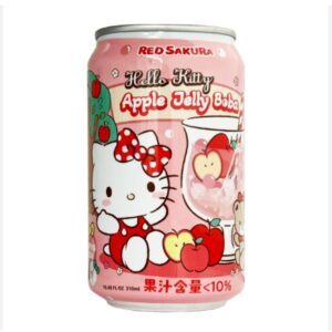 Red Sakura Hello Kitty Apple Boba Tea 310ml