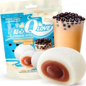 Qlove Boba Milk Tea Mochi 120g