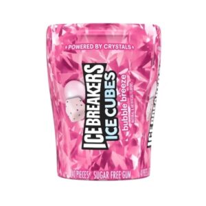 Ice Breakers Ice Cubes Bubble Breeze Sugar Free 92g