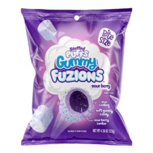 Stuffed Puffs Gummy Fuzions Sour Mixed Berry 120g