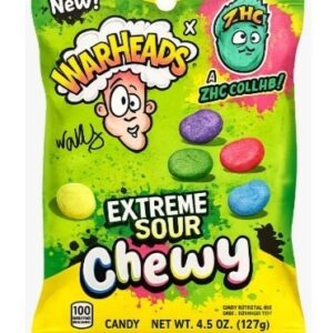 Warheads Extreme Sour Chewy Candy 127g