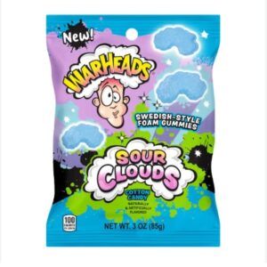 Warheads Sour Clouds Cotton Candy 84g